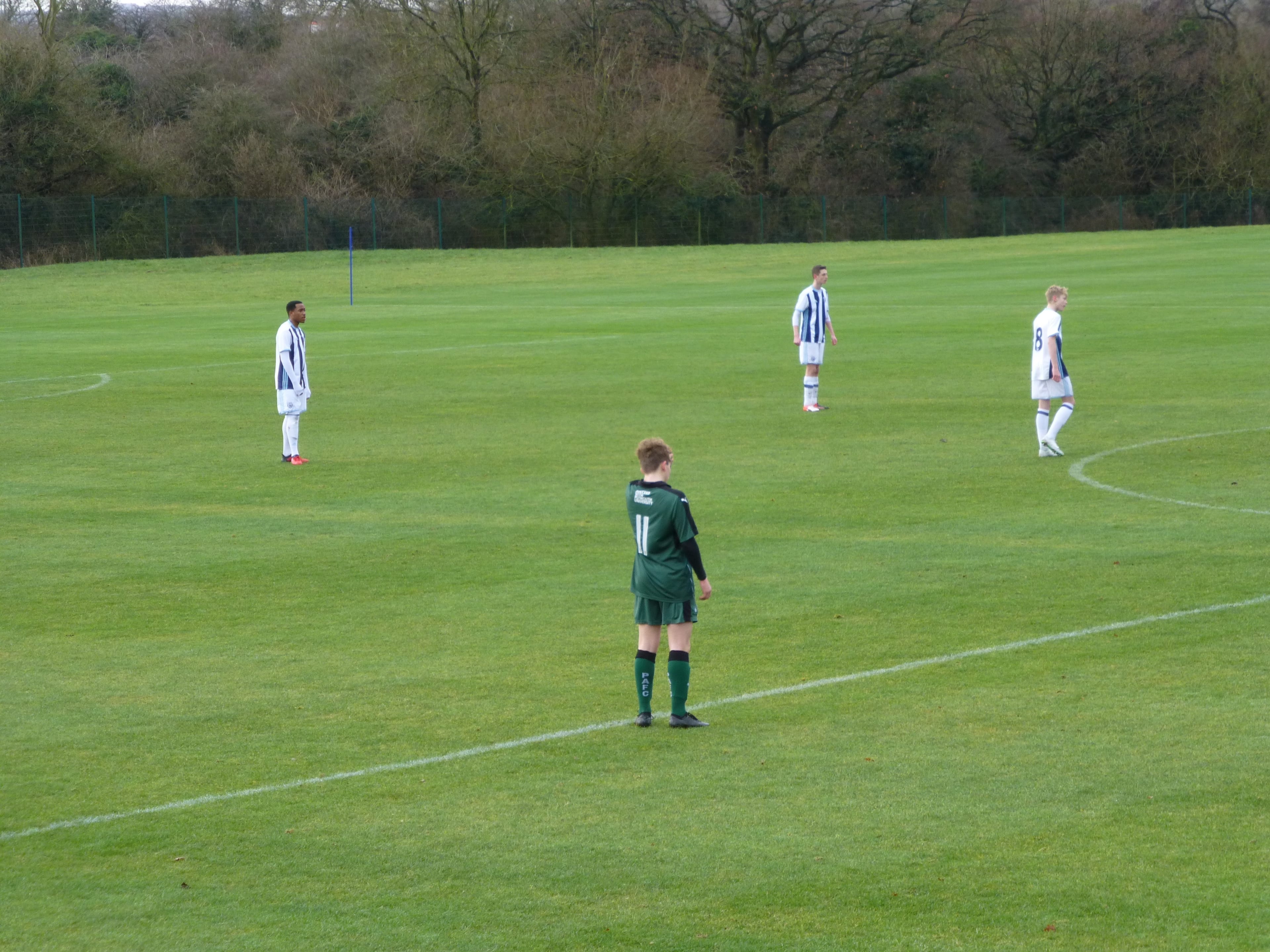 Jude Boyd in Plymouth Argyle green vs West Brom academy